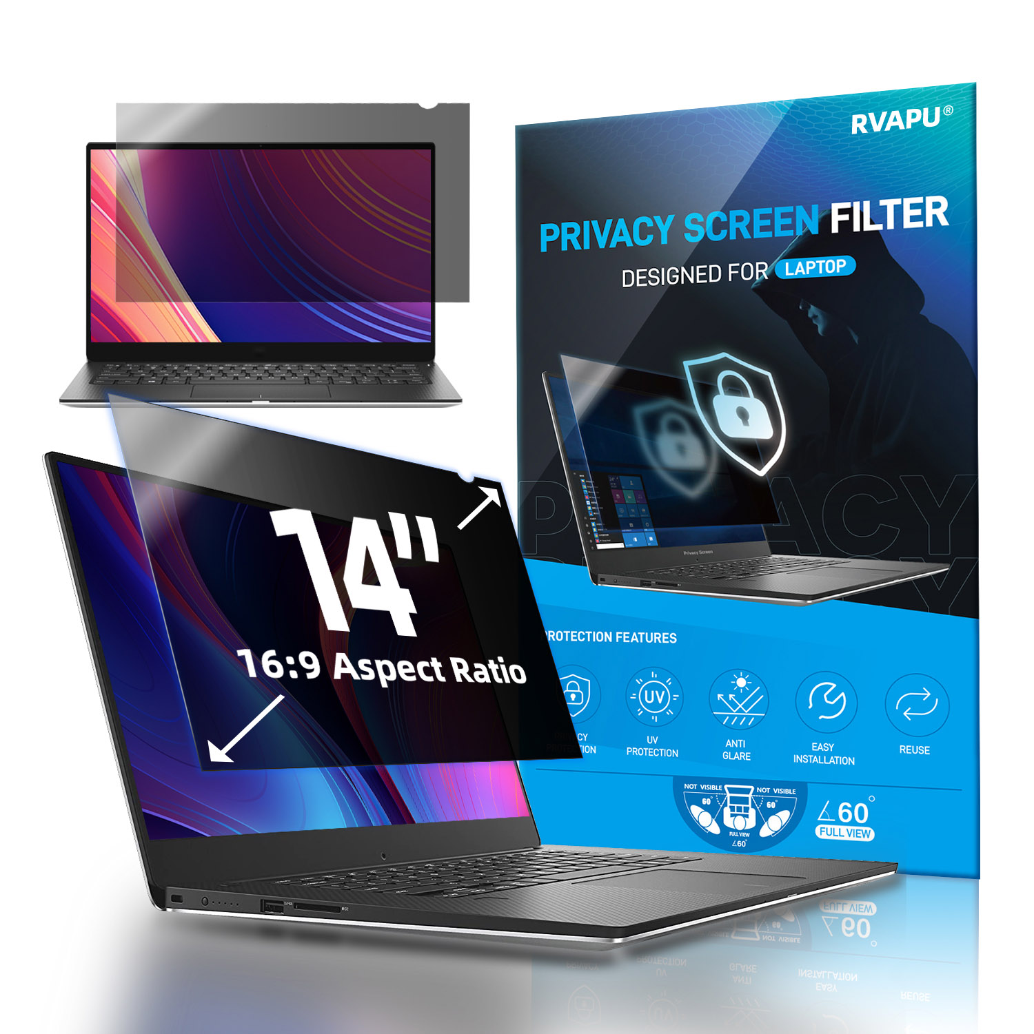 Laptop Accessories Must Have - For Laptop 14 inch Privacy Anti-peep/spy