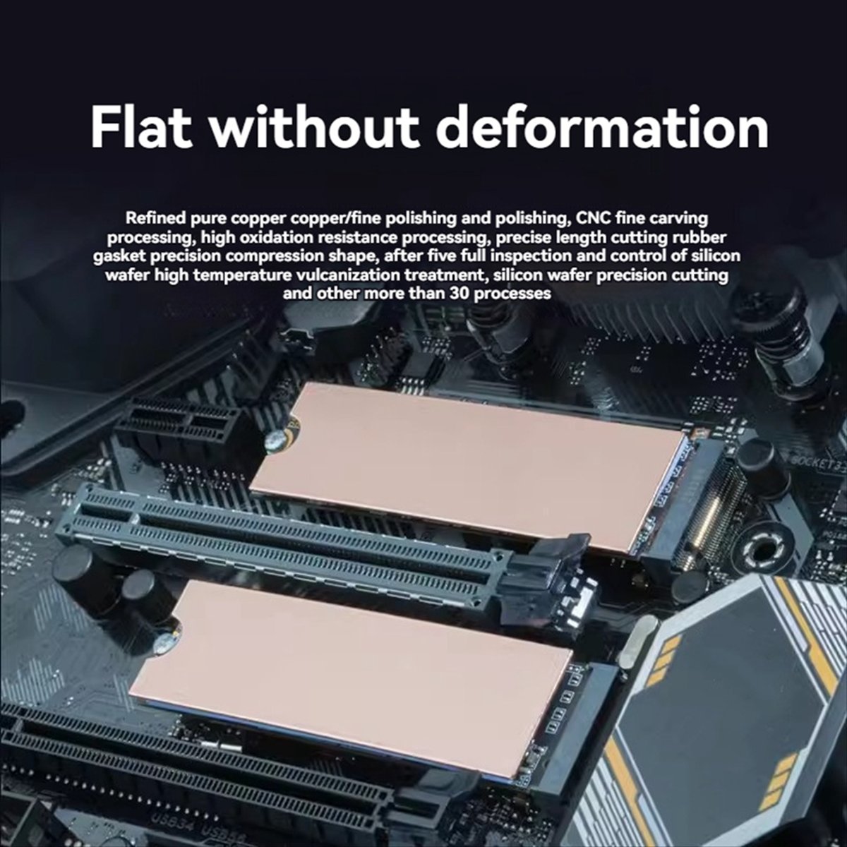 Laptop Cooling Pad - T35C SSD Copper Heatsink Cooler Hard