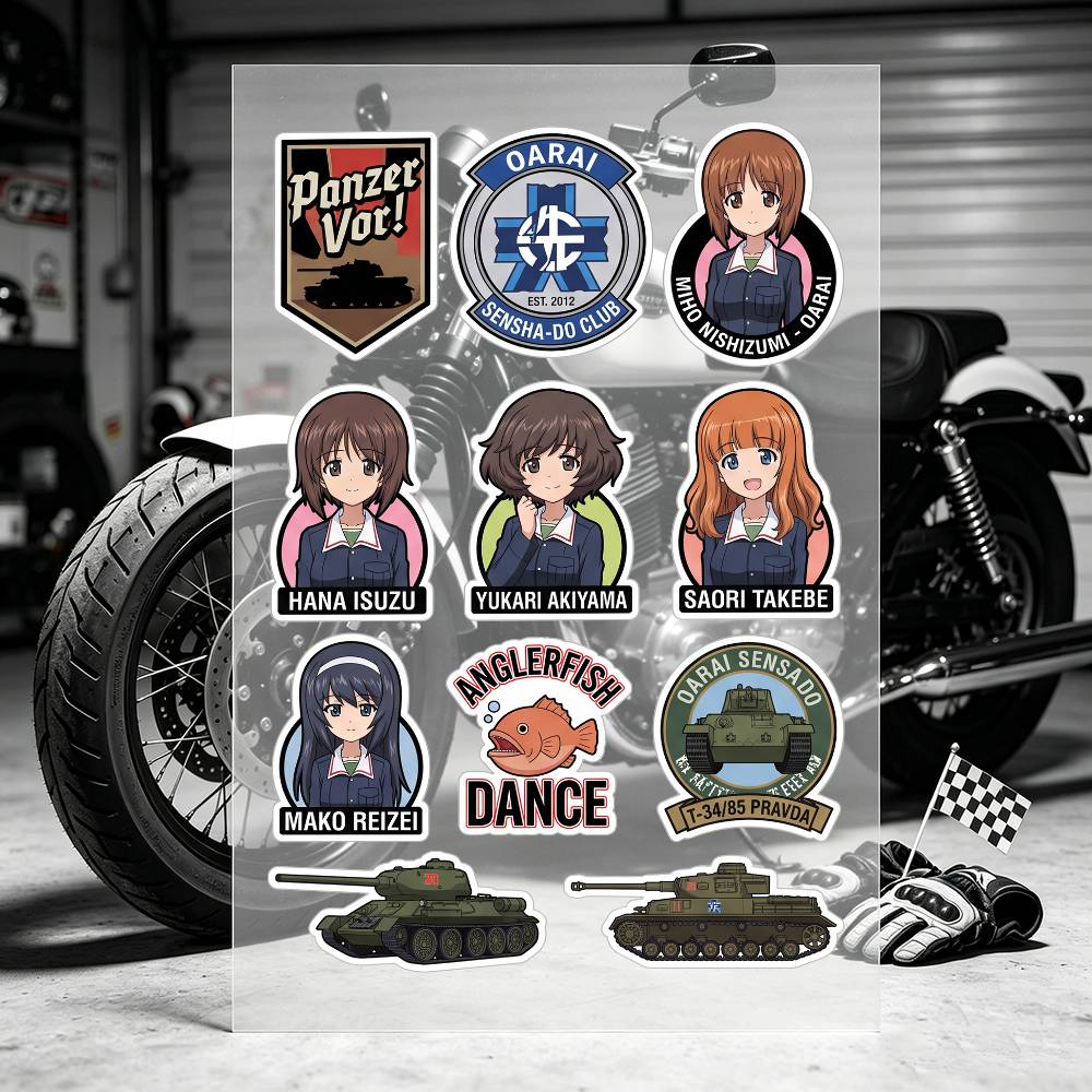 Anime Girls Und Panzer Motorcy - đánh giá và giá Laptop Accessories For Girls