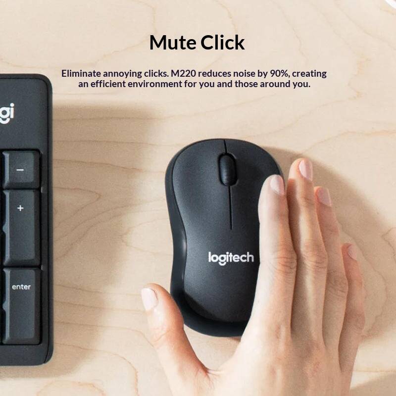Logitech M220 2.4G Quiet Mouse - đánh giá và giá Laptop Accessories Officeworks