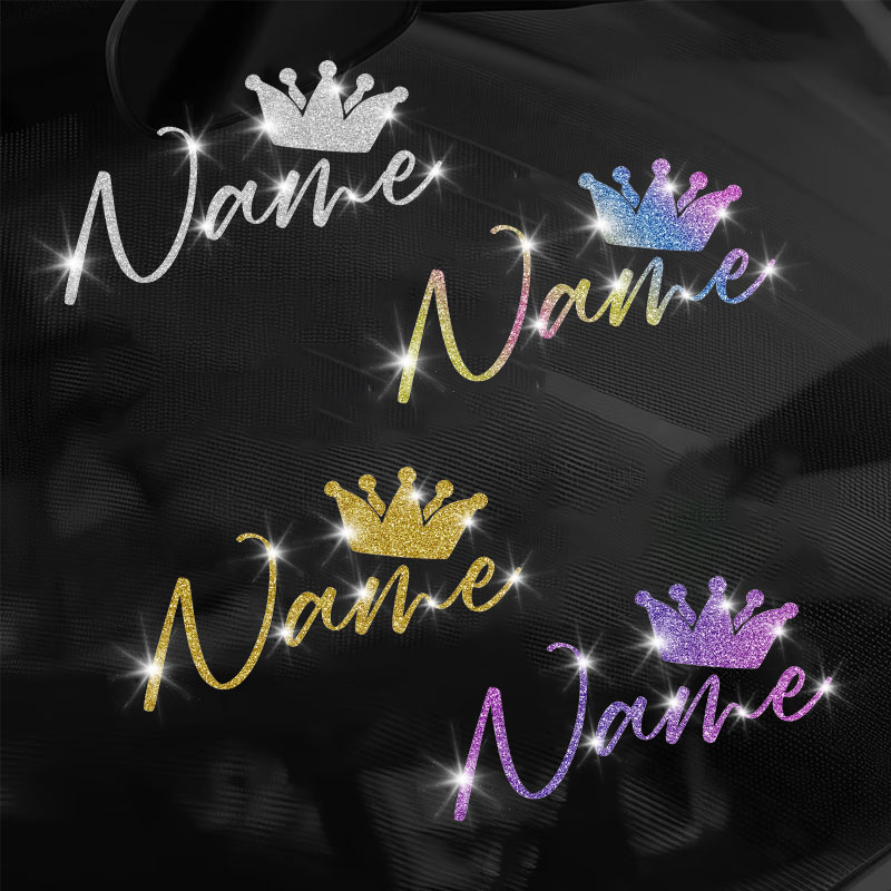 1PC Custom Glitter Crown and N - đánh giá và giá Laptop Accessories Name