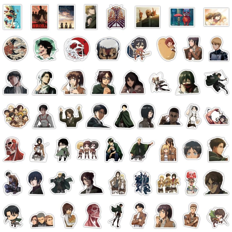 60Pcs Attack on Titan Anime St - đánh giá và giá Laptop Accessories & Repair Jagtap Dairy Pimple Nilakh Pimpri Chinchwad Maharashtra