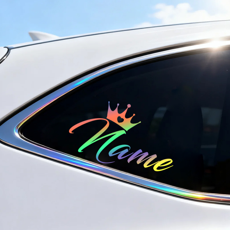 Custom Crown Name Sticker Pers - đánh giá và giá Laptop Accessories Name