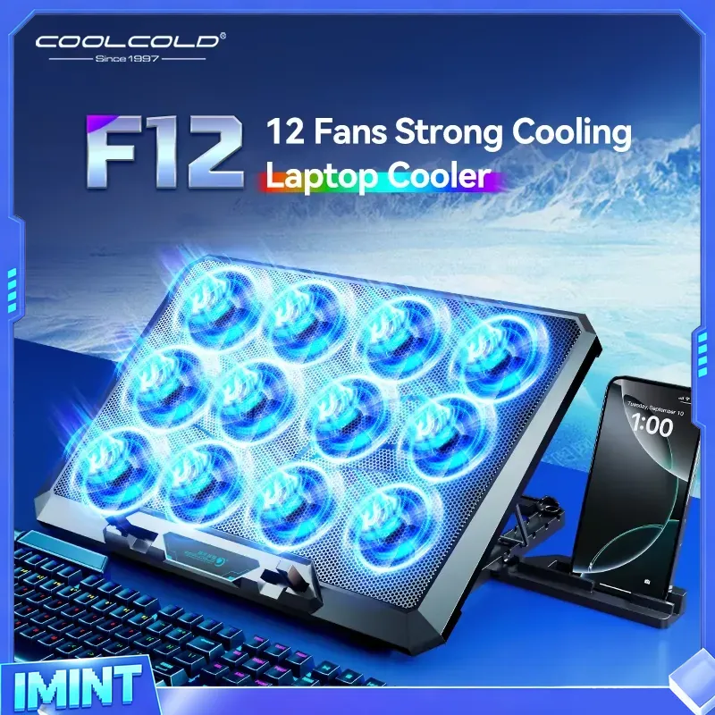 COOLCOLD Laptop Cooling Pad wi - đánh giá và giá Laptop Cooling Pad