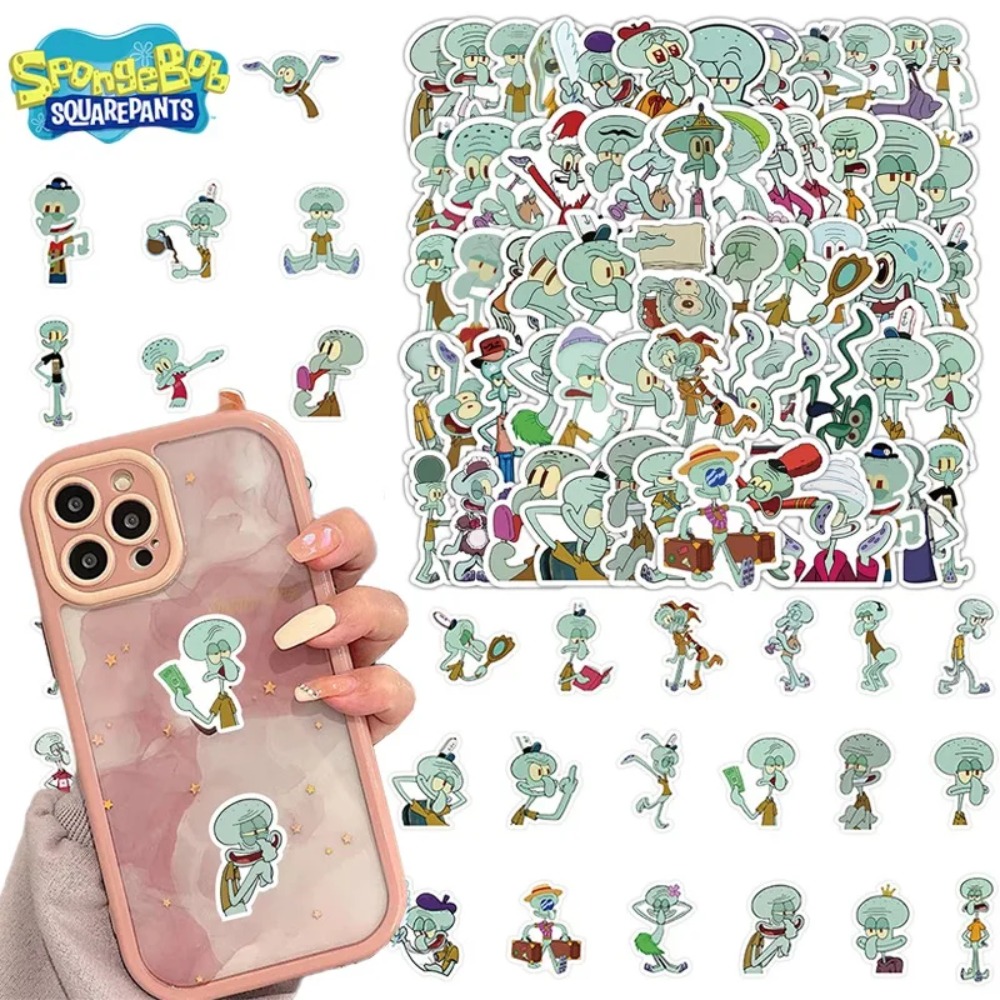 60Pcs SpongeBob Squidward Tent - đánh giá và giá Laptop Accessories Case