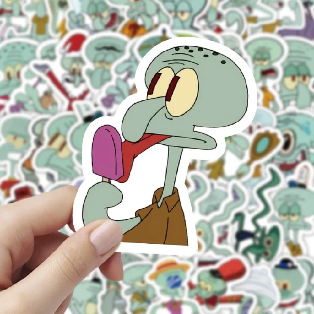 60Pcs SpongeBob Squidward Tent - đánh giá và giá Laptop Accessories Case