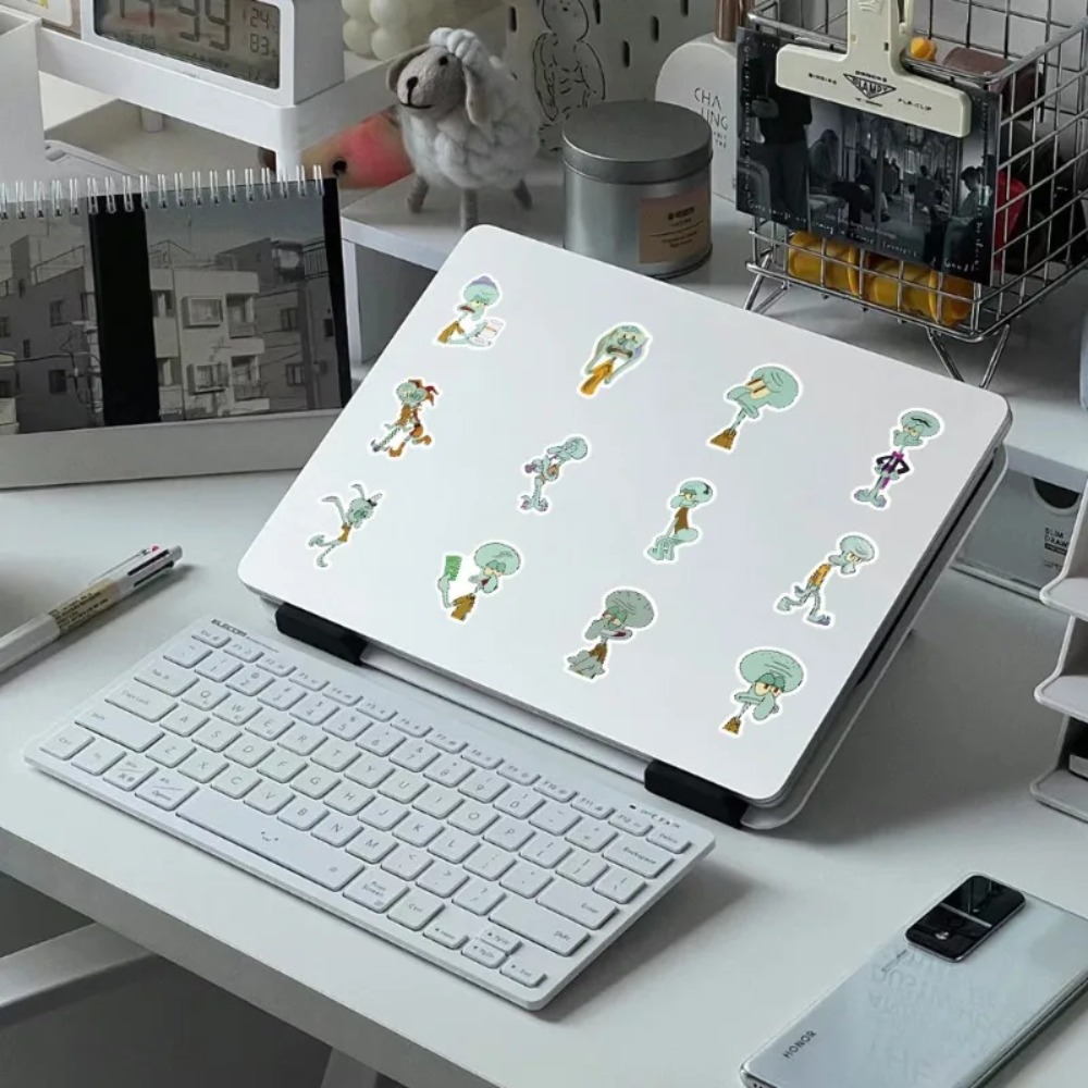 60Pcs SpongeBob Squidward Tent - đánh giá và giá Laptop Accessories Case